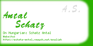 antal schatz business card